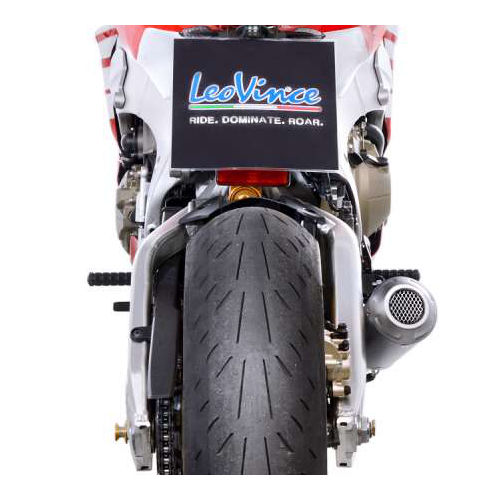 Leo Vince LV-10 Motorcycle Slip On Exhaust 15207 Stainless Steel/Silver