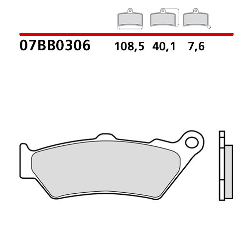 KIT PASTIGLIE FRENO ANTERIORE BREMBO 07BB0306 CARBON CERAMIC